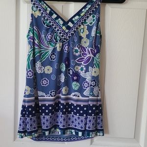 Sleeveless V-Neck Top